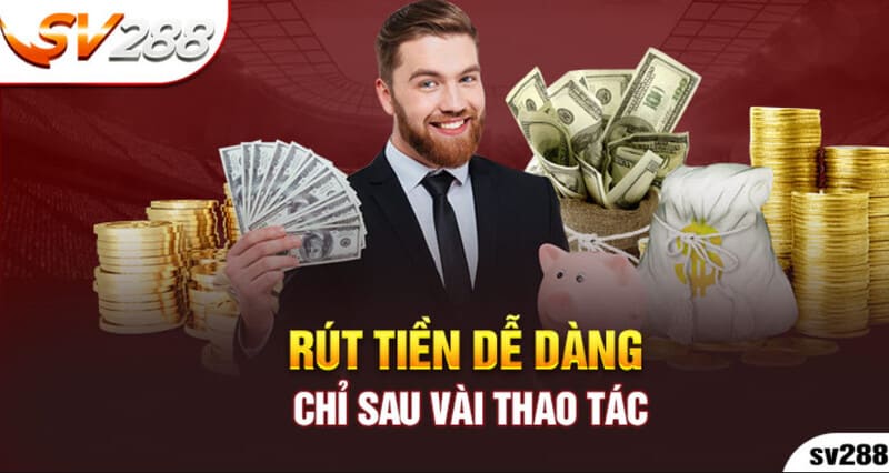 Rút tiền đại lý SV288
